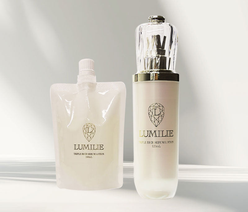LUMILIE TRIPLE RICH SERUM LOTION(120mL+詰め替え用セット)