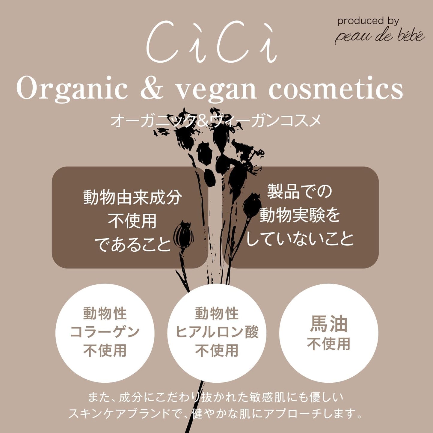 板野友美Produce オーガニックスキンケアセット「cici」