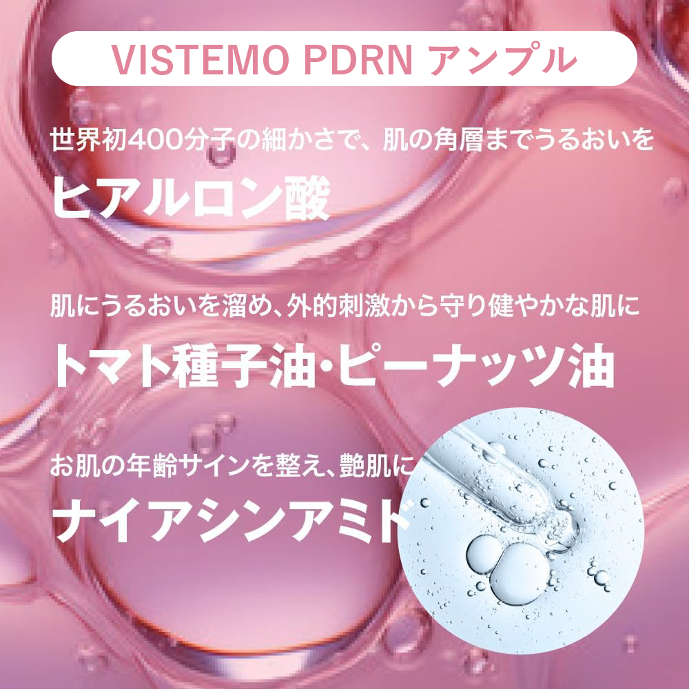 【VISTEMO スキンケアコンプリートセット】肌力を高める5ステップ集中ケア